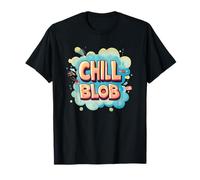 Vibrant Chill Blob Emblem for Statement Lovers T-Shirt