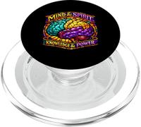 Vibrant Cognition Wisdom Strength Mosaic Art PopSockets PopGrip for MagSafe