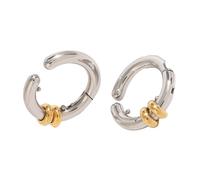 Vibrant Color Blocks Ear Clips Modern Colorful Ear Clips Unique Rings Suitable For Casual Or Formal Outfits Fashion Earrings