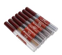 Vibrant Colored Pencil Lead Set Strong 2.0mm Mechanical Pencil Core - 8pcs/Cylinder, Chocolate, Brown, Black, Yellow, Gray, White, Brown, for Engineering Designing, Material: Plastic