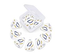 Vibrant Continuing Flowers Guitar Picks 12 Pack Universal ABS Guitar Picks,Continuing Flowers Intertwined Leaves Illustration,for Acoustic and Electric Guitar,Dried Rose Dark