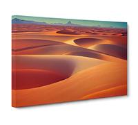 Vibrant Desert Canvas Print | Gallery Wrapped 30mm Frame Wall Art | 30x20 inches | Ready to Hang | Contemporary Landscape Picture | Living Room Bedroom Lounge Office