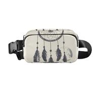 Vibrant Detailed Solar System Illustration Stylish Fanny Waist Pack for Women Men Teens Large Capacity Sling Bag Travel, Dream Catchers Tribal West Ranch, One Size
