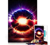 Vibrant Detonating Sun 1000-piece Jigsaw Puzzles Brain Focus Game Expert Cutting Craftsmanship Fascinating Hobby for Idle Moments (38x52cm)
