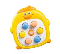 Vibrant Duck Shaped Reaction Training Game Handheld Whack Mole Toy For Focusing Improvement And Fun Family Bonding Whack Mole Activity