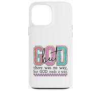 Vibrant Faith Overcomes Obstacles Christian Design Case for iPhone 13 Pro Max