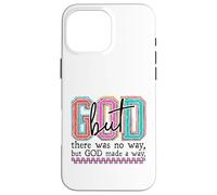 Vibrant Faith Overcomes Obstacles Christian Design Case for iPhone 16 Pro Max