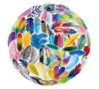 Vibrant Feather Polyester Stickers, 50 PCS Waterproof Realistic Nature Decals for Laptops, Scrapbooking, Journals, Notebooks, Water Bottles, Suitcases, Phones & DIY Decor