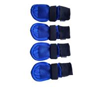 Vibrant Fellow Dog Shoes for Walking, Paw Protector Dog Boots Soft and Breathable, Booties that Stay on for Dogs, Set of 4, Size Medium, Colour Blue