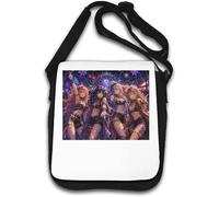 Vibrant Festival Night Celebration Shoulder Bag White