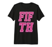 Vibrant Fifth 5th Polka Dot Celebration Design Premium T-Shirt