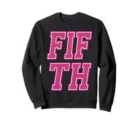 Vibrant Fifth 5th Polka Dot Celebration Design Sweatshirt