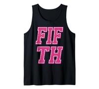 Vibrant Fifth 5th Polka Dot Celebration Design Tank Top