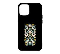 Vibrant Floral Bird Traditional Decorative Pattern Case for iPhone 12/12 Pro