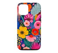 Vibrant Flower Painting Colorful Floral Maximalist Case for iPhone 12/12 Pro