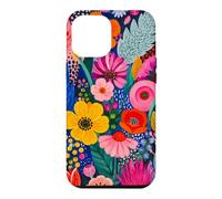 Vibrant Flower Painting Colorful Floral Maximalist Case for iPhone 12 Pro Max