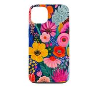 Vibrant Flower Painting Colorful Floral Maximalist Case for iPhone 13