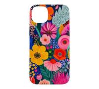 Vibrant Flower Painting Colorful Floral Maximalist Case for iPhone 14 Plus