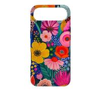 Vibrant Flower Painting Colorful Floral Maximalist Case for iPhone Air