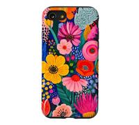 Vibrant Flower Painting Colorful Floral Maximalist Case for iPhone SE (2020) / 7/8