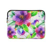 Vibrant Flower Purple Red Petals Slim Laptop Cases Protective Laptop Sleeve for Dell Carrying Travel Computer Cover for Computer Pro 14 Inch Sleeve Universal Medium
