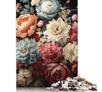 Vibrant Flowers Puzzle for Adults And Teenagers 1000 Pieces Puzzle for Adults Sustainable Puzzle Games 1000pcs (38x26cm)