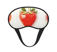 Vibrant Fruits Light-Blocking Sleeping Eye Mask – Ultra-Soft and Comfortable, Perfect for Travel, Camping, Shift Work, and Meditation with Adjustable Straps