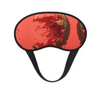 Vibrant Fruits Light-Blocking Sleeping Eye Mask – Ultra-Soft and Comfortable, Perfect for Travel, Camping, Shift Work, and Meditation with Adjustable Straps