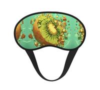 Vibrant Fruits Light-Blocking Sleeping Eye Mask – Ultra-Soft and Comfortable, Perfect for Travel, Camping, Shift Work, and Meditation with Adjustable Straps