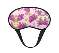 Vibrant Fruits Light-Blocking Sleeping Eye Mask – Ultra-Soft and Comfortable, Perfect for Travel, Camping, Shift Work, and Meditation with Adjustable Straps