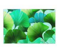 Vibrant Ginkgo Leaves Green Teal Jigsaw Adult Puzzles 1000 Pieces White Elephant Party Gifts Difficult Family Puzzle Animal Painting Art, 29.5x19.7 Inch