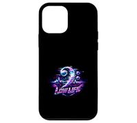 Vibrant Glitch Bass Clef Electronic Music Art Case for iPhone 12 mini