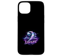 Vibrant Glitch Bass Clef Electronic Music Art Case for iPhone 15 Plus