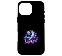 Vibrant Glitch Bass Clef Electronic Music Art Case for iPhone 16 Pro Max