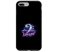 Vibrant Glitch Bass Clef Electronic Music Art Case for iPhone 7 Plus/8 Plus