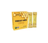 VIBRANT GOLD ROYAL HONEY for MEN | Strong with GINSENG and MACA extract Herbal Honey | 10 x 15gm Sachets for Dynamic Men