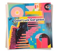 Vibrant Good Luck Gorgeous Card for Friend or Loved One - Funky Design, Colourful, Abstract - for Men, Women, Bestie, Relative, Partner, Special Someone, Colleague
