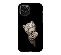 Vibrant Green Eyed Leopard Cub Big Cat Design Case for iPhone 11 Pro