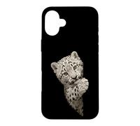 Vibrant Green Eyed Leopard Cub Big Cat Design Case for iPhone 16 Plus