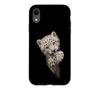 Vibrant Green Eyed Leopard Cub Big Cat Design Case for iPhone XR