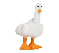 Vibrant Handmade Synthetic Resin Middle Finger Duck Figurine 11x9.5x16cm