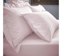 Bianca Fine Linens Bedroom 200 Thread Count Cotton Percale King Fitted Sheet 32cm Depth Blush Pink