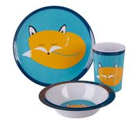 Vibrant Kids Felix Fox Dinner Set, Durable Children Dining Set, Compact Felix Fox Children Eating Set Premier Housewares Multi One Size