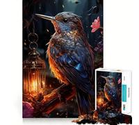 Vibrant Kingfisher 1000 Piece Jigsaws Creative Skill Toy Tight Lock No Loose Pieces Bonding Activity for Loved Ones (50x75cm)
