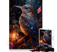 Vibrant Kingfisher Jigsaw Puzzles for Teenagers 1000 Piece Logic Ability Slow Leisure Crisp Edges Festive Present (38x26cm)
