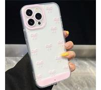 Vibrant Led Bowknot Phone Case, for iPhone 17/16/15/14/13/12/11 Plus Pro Max, Soft TPU Protective Cover, Light-Up Phone Case for Incoming Calls (11Pro max,Pink)