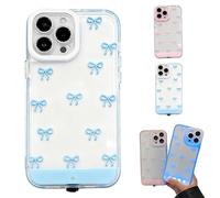 Vibrant Led Bowknot Phone Case, Vibrant LED Bowknot Phone Case for iPhone 11-17 Pro/Pro Max, 2026 New Upgrade Light-Up Cover, Cute Glow, Soft TPU Full Protection (for iPhone11,Blue)