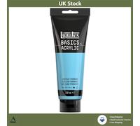 Vibrant Light Blue Acrylic Paint Artist Quality 250ml Tube Archival