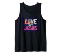 Vibrant Love like Jesus Costume for Man and Woman Tank Top