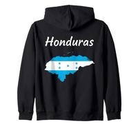 Vibrant Nicaragua Volcano Beach And Flag Zip Hoodie